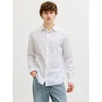 Jack & Jones Esummer Linen Blend Skjorte Med Lange Ermer