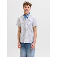 Jack & Jones Devin Stripe Kortarmet Skjorte