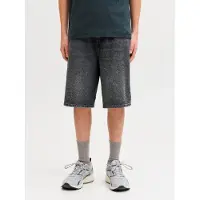 Jack & Jones Alex Shorts Baggy Fit Black Denim (134 / 9 år)