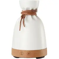 Melitt Small Bag Aroma Diffuser, Portable Ultrasonic Humidifier with Solid Wood Design, Essential Oil Aromatherapy Lamp