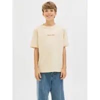 Jack & jones T-skjorte - Noos - JorNorrebro - Antique White m. L - - 8 år (128) - T-skjorte