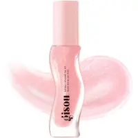 Gisou Honey Infused Lip Oil Clear pink shimmer