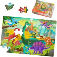 B. toys Gulvpuslespill - 48 Brikker - Dino - - OneSize - Puslespill