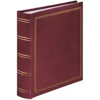 Hama London Memo Album for 200 Photos with a Size of 10x15 cm Bordeaux