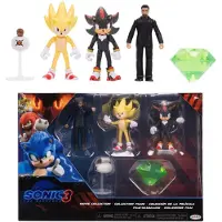 Sonic The Hedgehog Figursett - Pinnsvinet 3-5 stk. - Filmsamling - - OneSize - Lekefigur