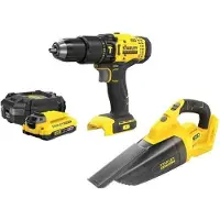 Stanley SFMCK219D1 (SFMCK219D1-QW) 2-delt 18 V-sett med batteri