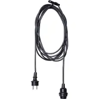 Star Micronics Oppheng for utendørs bruk 2,5m E27 Svart