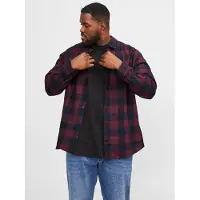 Jack & Jones Gingham Plus Size Skjorte Med Lange Ermer