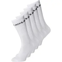 Jack & Jones Logo Tennissokker 5-pak Hvit