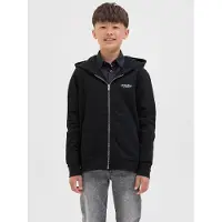 Jack & Jones Cardigan - Noos - JjeSoho - Svart m. Logo - - 12 år (152) - Cardigan