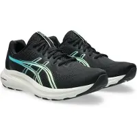 Asics for man. 1011C249 Gel Contend 10 black sneakers (42.5), Flat, 1 to 3 cm, Laces, Casual, Sport, Running, Multisport
