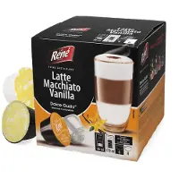 Chef Rene | Latte Macchiato Vanilje - 16 kapsler til Dolce Gusto