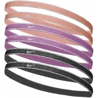 Nike Accessories Swoosh Sport Metallic Hodebånd 6 Enheter