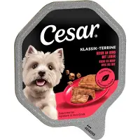 Cesar porsjonsskåler 14 x 150 g - Classic oksekjøtt og lever