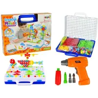 Leantoys Lean Toys Edukacine mosaikk med tilbehør