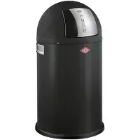 Wesco avfallsbeholder Avfallsbeholder, matt svart, 22l Pushboy Jr.