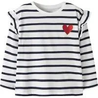 Name it Genser - Noos - NmfTovelina - Bright White/Dark Sapphire - - 2 år (92) - Genser