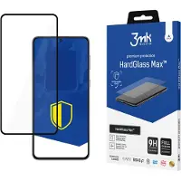 3mk Protection Forsterket herdet glass i fullskjerm 3mk HardGlass Max Black for Samsung Galaxy S21+ 5G