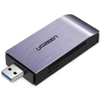 UGREEN 50541, CF, CF Type II, MMC, MMCmicro, MS PRO, MS Pro-HG, MS XC-HG Duo, Memory Stick (MS), MicroSD..., Stål, 5000 Mbit/s, USB 3.2 Gen 1 (3.1 Gen 1)