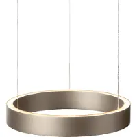 Loom Design LED-hengelampe Velora, kremfarget, Ø 40 cm, dimbar.