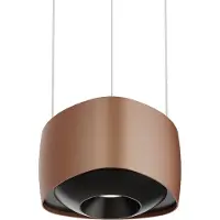 Loom Design LED-hengelampe Air, karamellbrun, 13 cm, aluminium