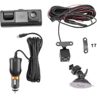 ISTOVO 3 Camera Lens Car DVR 3-Channel Dash Cam HD 1080P Front and Rear Inside Dashcam Video Recorder Night Vision