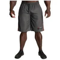 Gasp NO1 Mesh Shorts, black/flame, small