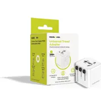 Mobile Origin Universal Travel Adapter PW30 EU/UK/US/AUS White