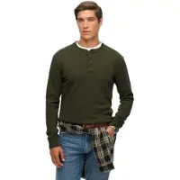 Superdry Vle Mid Weight Henley Langarmet T-skjorte