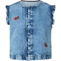 Pieces Pcpalma Rysjer Denim Topp