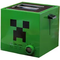UKONIC Minecraft Green Creeper Cube Brødrister