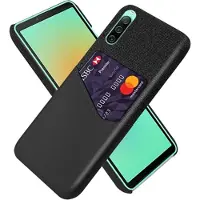 Mtp Products Sony Xperia 10 IV KSQ Deksel med Kort Lomme - Svart