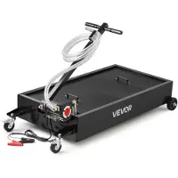 Vevor lavprofil oljetapp, 75,7 l kapasitet, rullende oljetapp med elektrisk pumpe og 2,2 m slange, lekkasjesikker og korrosjonsbestandig, egnet for biler, SUV-er, lastebiler, motorsykler, ATV-er, meta