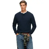 Superdry Vle Mid Weight Henley Langarmet T-skjorte