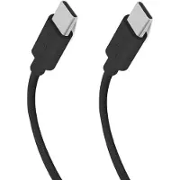 SBS TECABLETISSUETCK USB-C - USB-C 1,5 m 60 W flettet kabel - svart