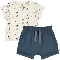 Müsli Shorts Sett - Sea - Tofu/Hamp/Navy - - 2 år (92) - Shorts