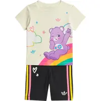 Adidas Shorts Sett - Off White/Svart m. Care Bears - - 1 år (80) - Shorts
