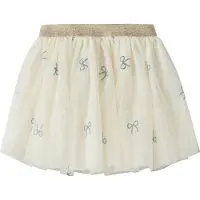 Name it Skjørt - NmfKira - Antique White/Vintage Indigo - - 5 år (110) - Skjørt