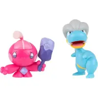 Pokémon Battle Figure Pack includes 2" Tinkatink & 2" Bagon figures