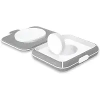 Puro PUFCCSQIAW1GREY, Innendørs, USB, Trådløs lading, 0,6 m, Grå, Hvit