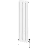 MonsterShop Tradisjonell 3-kolonne radiator - 1500 x 292 mm - hvit