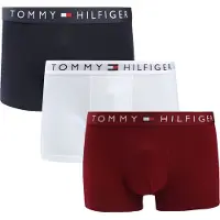 Tommy Hilfiger Boksertruse 3-pakning Marineblå/Hvit/Rød Hvit Svart Bordeaux Rød Størrelse