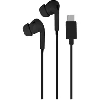 Puro PUIPHF31USBCBLK, Koblet med ledninger (ikke trådløs), Samtaler/musikk, 11 g, Hodesett, Sort