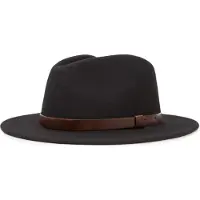 Brixton Messer Fedora Hatt svart