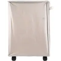ISTOVO Laundry Basket with Wheels Yoga Mat Storage Basket Multifunctional Foldable Waterproof Dirty Clothes Storage Bag
