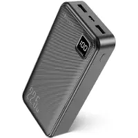 Forever Powerbank 20000mAh 22,5W med USB-C PD og USB QC - Svart