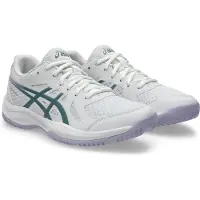 Asics for woman. 1072A107 Upcourt 6 white sneakers (39), Flat, Laces, Casual, Sport, Multisport