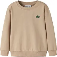 Name it Collegegenser - NmmVallen - Sesam/Tractor - - 5 år (110) - Collegegenser