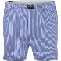 Steppin' Out teppin' Out Bokerhort Poplin tripe Blå tørrele
