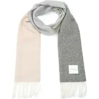 Profuomo skjerf i lammeull, grønn beige Flerfarget Beige Grønn